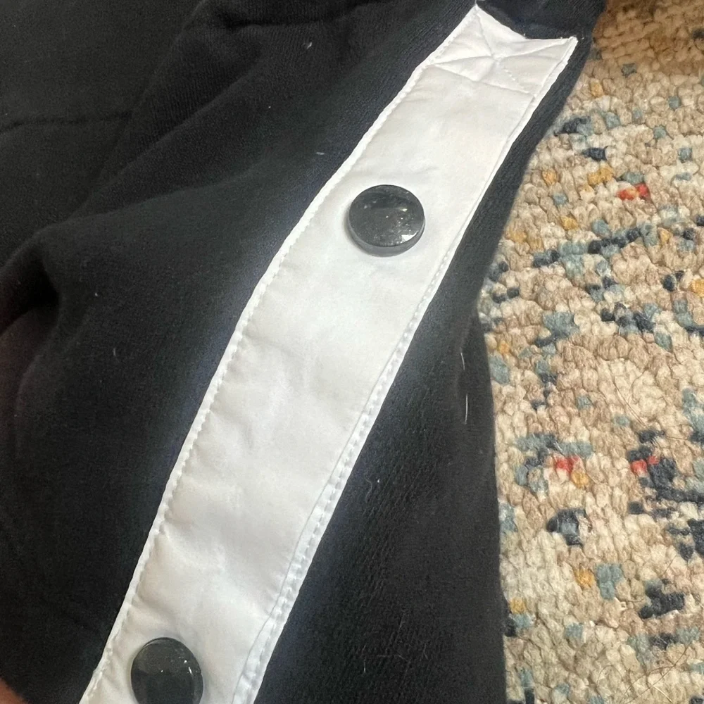 Nike Black Sweatshirt with side Button Details